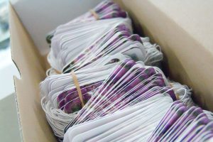 Bildetiketten für Pflanzen aus Kunststoff - Hängeetiketten gehen in den Versand